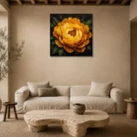 Premium Wall Art Kare Html Edition – BLACKGOLDNW2046 presented in a sophisticated home setting