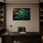 Premium Wall Art Yatay Html Edition – BLACKGOLDNW2050 displayed in a contemporary gallery-inspired room