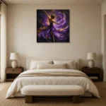 Premium Wall Art Kare Html Edition – BLACKGOLDNW2056 showcased in an elegant minimalist interior