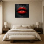 Premium Wall Art Kare Html Edition – BLACKGOLDNW2064 showcased in an elegant minimalist interior