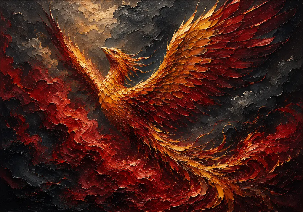 Crimson Ascension Red Black and Gold Wall Art Velvet Merlot Art Print