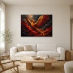 Premium Wall Art Yatay Html Edition – BLACKGOLDNW2068 styled in a refined neutral interior