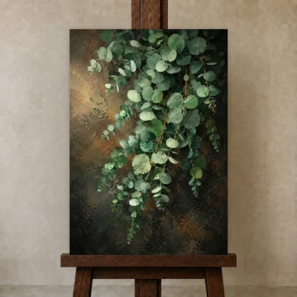 Premium Wall Art Dikey Html Edition – BOTANİCALNW2001 displayed on a studio easel