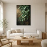 Premium Wall Art Dikey Html Edition – BOTANİCALNW2001 styled in a refined neutral interior