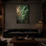 Premium Wall Art Dikey Html Edition – BOTANİCALNW2001 shown in a warm modern interior