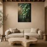 Premium Wall Art Dikey Html Edition – BOTANİCALNW2001 presented in a sophisticated home setting