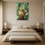 Premium Wall Art Dikey Html Edition – BOTANİCALNW2002 showcased in an elegant minimalist interior