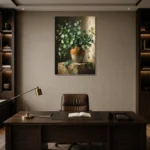 Premium Wall Art Dikey Html Edition – BOTANİCALNW2003 displayed in a contemporary gallery-inspired room