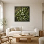 Premium Wall Art Kare Html Edition – BOTANİCALNW2004 styled in a refined neutral interior