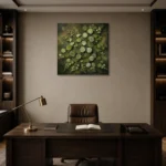 Premium Wall Art Kare Html Edition – BOTANİCALNW2004 displayed in a contemporary gallery-inspired room