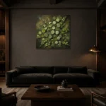 Premium Wall Art Kare Html Edition – BOTANİCALNW2004 shown in a warm modern interior
