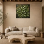 Premium Wall Art Kare Html Edition – BOTANİCALNW2004 presented in a sophisticated home setting