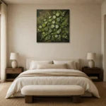 Premium Wall Art Kare Html Edition – BOTANİCALNW2004 showcased in an elegant minimalist interior