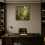 Premium Wall Art Kare Html Edition – BOTANİCALNW2005 displayed in a contemporary gallery-inspired room