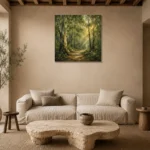 Premium Wall Art Kare Html Edition – BOTANİCALNW2005 presented in a sophisticated home setting