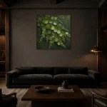 Premium Wall Art Kare Html Edition – BOTANİCALNW2006 shown in a warm modern interior