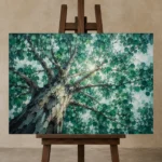 Premium Wall Art Yatay Html Edition – BOTANİCALNW2008 displayed on a studio easel