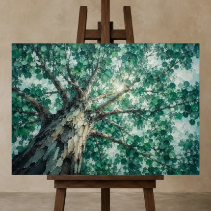 Premium Wall Art Yatay Html Edition – BOTANİCALNW2008 displayed on a studio easel
