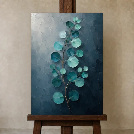 Premium Wall Art Dikey Html Edition – BOTANİCALNW2010 displayed on a studio easel