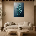 Premium Wall Art Dikey Html Edition – BOTANİCALNW2010 presented in a sophisticated home setting