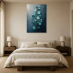 Premium Wall Art Dikey Html Edition – BOTANİCALNW2010 showcased in an elegant minimalist interior