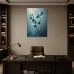 Premium Wall Art Dikey Html Edition – BOTANİCALNW2012 displayed in a contemporary gallery-inspired room