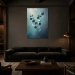 Premium Wall Art Dikey Html Edition – BOTANİCALNW2012 shown in a warm modern interior