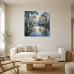 Premium Wall Art Kare Html Edition – BOTANİCALNW2014 styled in a refined neutral interior