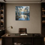 Premium Wall Art Kare Html Edition – BOTANİCALNW2014 displayed in a contemporary gallery-inspired room