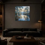 Premium Wall Art Kare Html Edition – BOTANİCALNW2014 shown in a warm modern interior