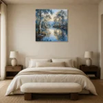 Premium Wall Art Kare Html Edition – BOTANİCALNW2014 showcased in an elegant minimalist interior