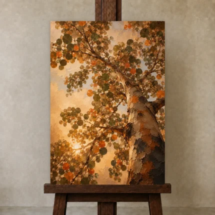 Premium Wall Art Dikey Html Edition – BOTANİCALNW2021 displayed on a studio easel