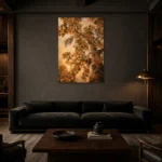 Premium Wall Art Dikey Html Edition – BOTANİCALNW2021 shown in a warm modern interior