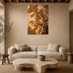 Premium Wall Art Dikey Html Edition – BOTANİCALNW2021 presented in a sophisticated home setting
