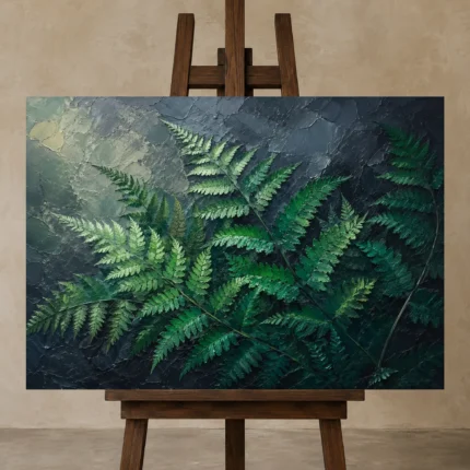 Premium Wall Art Yatay Html Edition – BOTANİCALNW2022 displayed on a studio easel