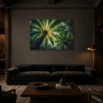 Premium Wall Art Yatay Html Edition – BOTANİCALNW2024 shown in a warm modern interior