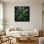 Premium Wall Art Kare Html Edition – BOTANİCALNW2028 styled in a refined neutral interior