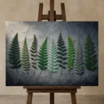 Premium Wall Art Yatay Html Edition – BOTANİCALNW2032 displayed on a studio easel