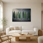 Premium Wall Art Yatay Html Edition – BOTANİCALNW2032 styled in a refined neutral interior