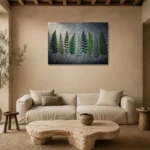 Premium Wall Art Yatay Html Edition – BOTANİCALNW2032 presented in a sophisticated home setting