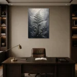 Premium Wall Art Dikey Html Edition – BOTANİCALNW2035 displayed in a contemporary gallery-inspired room