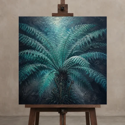 Premium Wall Art Kare Html Edition – BOTANİCALNW2037 displayed on a studio easel