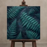 Premium Wall Art Kare Html Edition – BOTANİCALNW2038 displayed on a studio easel