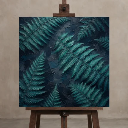Premium Wall Art Kare Html Edition – BOTANİCALNW2038 displayed on a studio easel