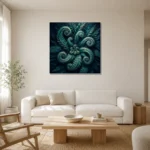 Premium Wall Art Kare Html Edition – BOTANİCALNW2039 styled in a refined neutral interior