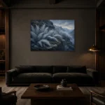 Premium Wall Art Yatay Html Edition – BOTANİCALNW2042 shown in a warm modern interior
