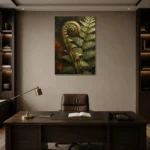 Premium Wall Art Dikey Html Edition – BOTANİCALNW2044 displayed in a contemporary gallery-inspired room