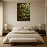 Premium Wall Art Dikey Html Edition – BOTANİCALNW2044 showcased in an elegant minimalist interior