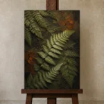 Premium Wall Art Dikey Html Edition – BOTANİCALNW2045 displayed on a studio easel