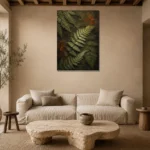 Premium Wall Art Dikey Html Edition – BOTANİCALNW2045 presented in a sophisticated home setting